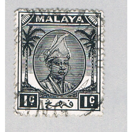 Malaya  Sultan blue 1c (AP132924)