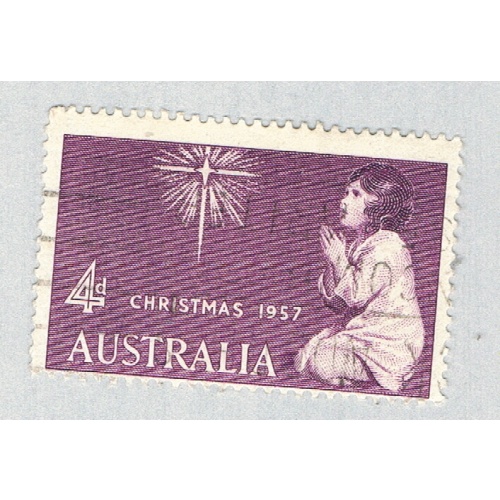 Australia Child praying violet 4c 2 (AP133425)
