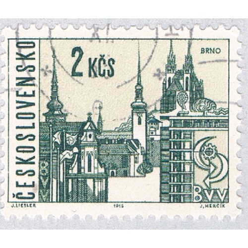 Czechoslovakia Town green 2k 2 (AP133801)