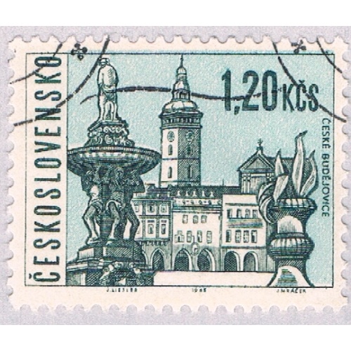 Czechoslovakia Town blue 1k20 2 (AP133802)