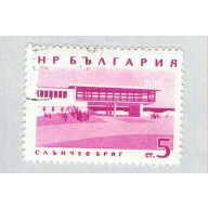 Bulgaria Building rose 5c (AP133908)