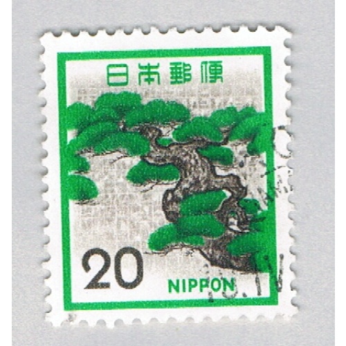 Japan Map green 20s 1 (AP134410)