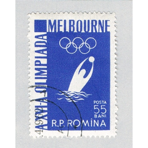 Romania Olympics blue 55b (AP135523)