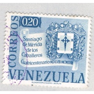 Venezuela Arms blue 20c (AP136225)