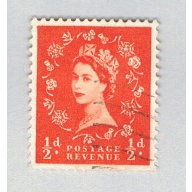 Great Britain QEII orange half (AP136716)