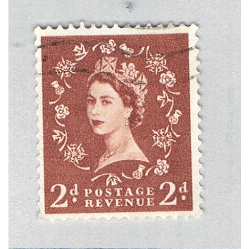 Great Britain QEII brown 2d (AP136719)