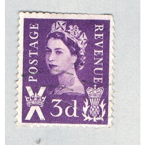 Great Britain QEII Regional violet 3d 1 (AP136733)