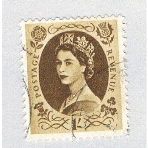 Great Britain QEII brown 1s 2 (AP137206)