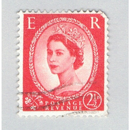 Great Britain QEII red 2.5d 1 (AP137223)