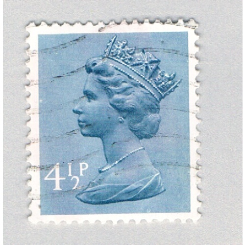 Great Britain QEII lt blue 4.5p 1 (AP137226)