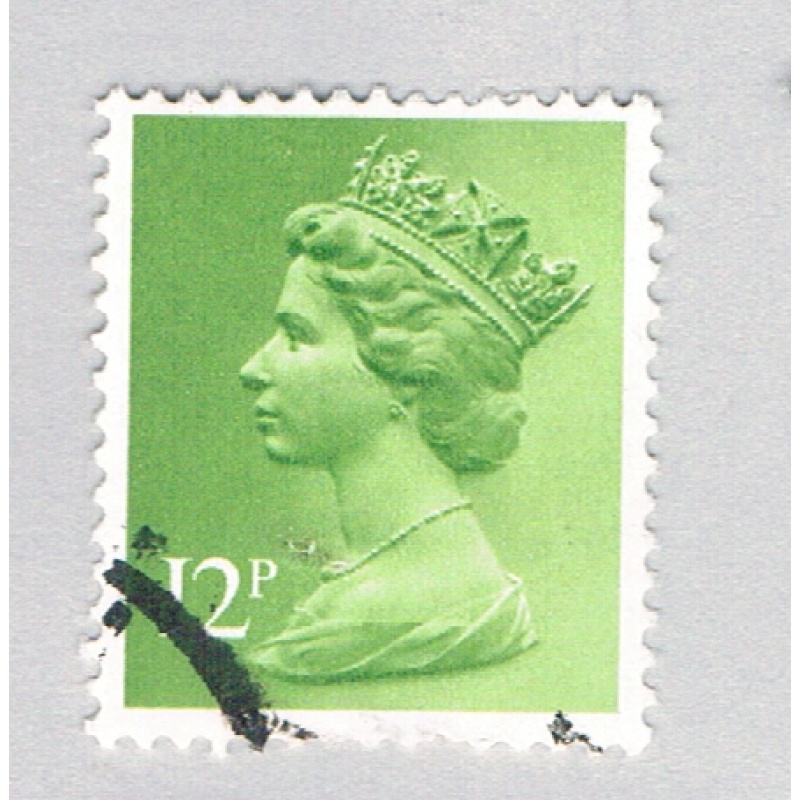 Great Britain QEII lime 12p (AP137230)