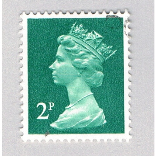 Great Britain QEII teal 2p (AP137238)