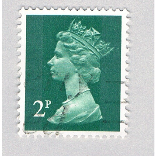 Great Britain QEII teal 2p 2 (AP137240)