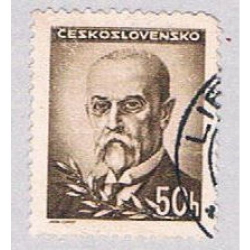 Czechoslovakia man brown 50 (AP106022)