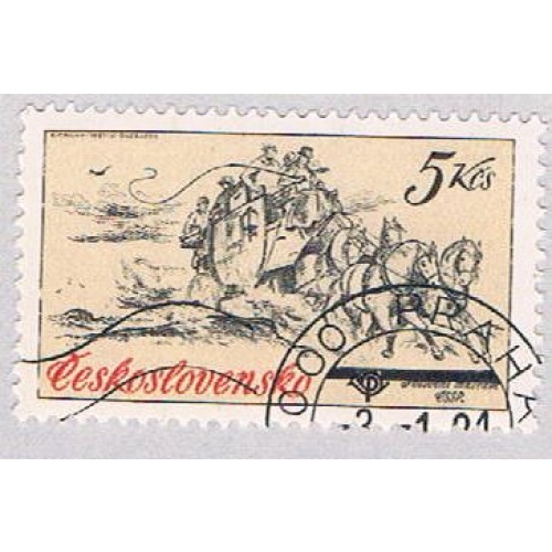 Czechoslovakia Coach and horses 5 (AP112402)