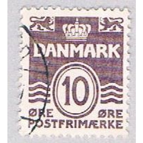 Denmark numeral 10 (AP107741)