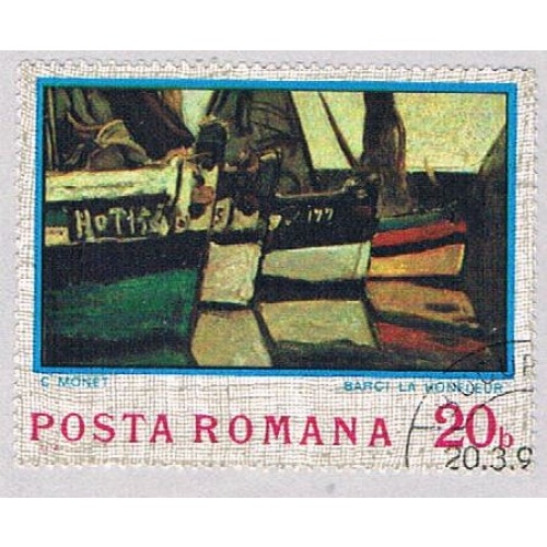Romania Painting boats 20 (Ap113710)