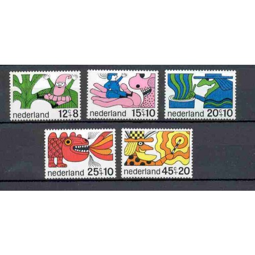 Netherlands - 1968 - MNH (912-16)