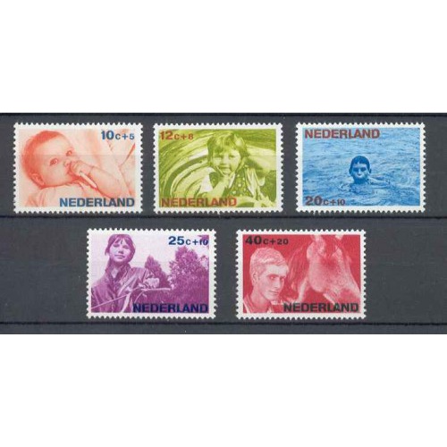 Netherlands - 1966 - MNH (870-74)