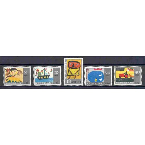 Netherlands - 1965 - MNH (849-53)