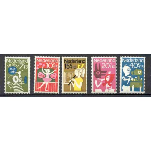 Netherlands - 1964 - MNH (830-34)