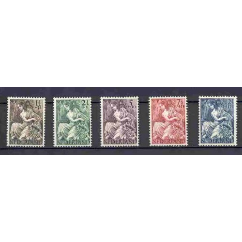 Netherlands - 1946 - MNH (449-53)