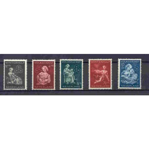 Netherlands - 1944 - MNH (423-27)