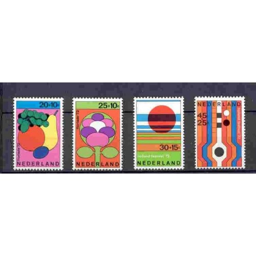 Netherlands - 1972 - MNH (1003-06)