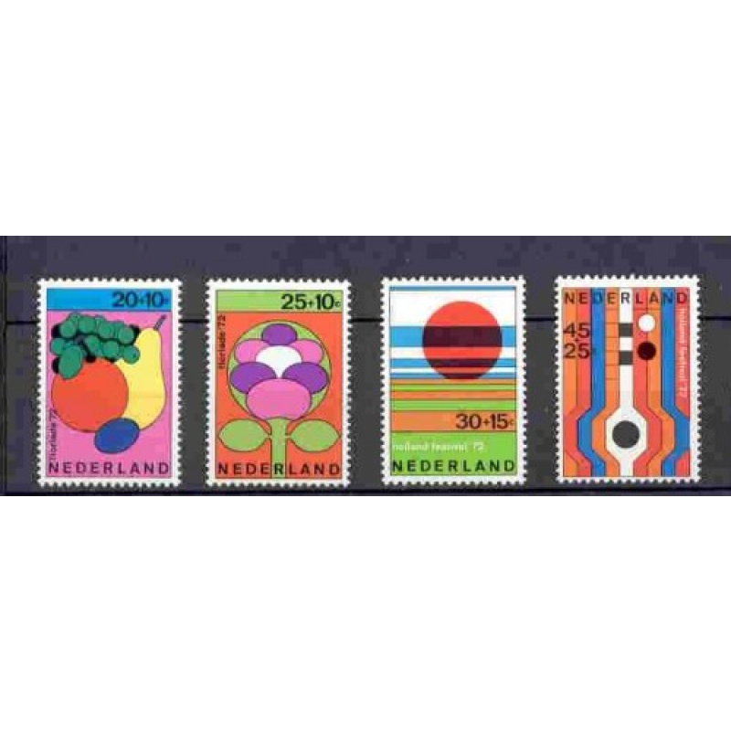 Netherlands - 1972 - MNH (1003-06)