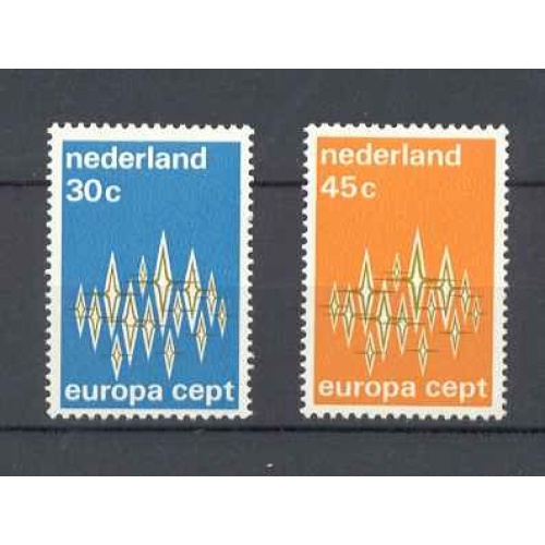 Netherlands - 1972 - MNH (1007-08)