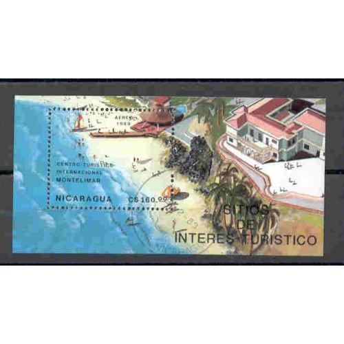 Nicaragua -  Sheet (Tourism) - USED - 0.75 - K168