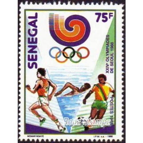 Senegal 1988 Sc#787  SG957 75F Seoul Olympics