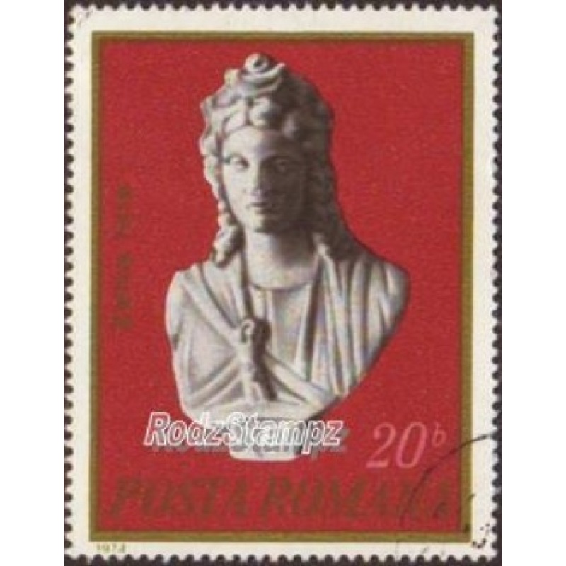 Romania 1974 SG#4108 20b Red Sculpture of Isis CTO