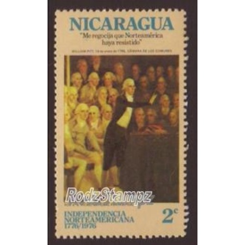 Nicaragua 1975-6 Sc#979  SG#2001 American Independence Bicentenary