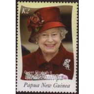 Papua New Guinea 2007 K2 QEII Diamond Wedding Ann. MNH