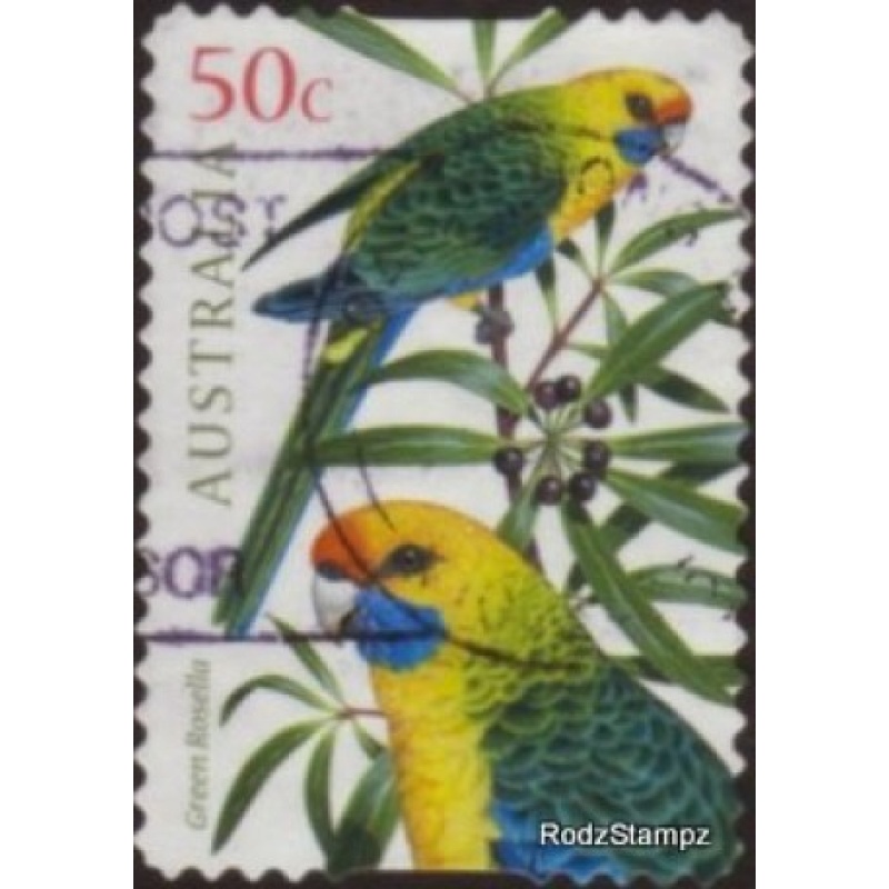 Australia 2005 Sc#2343  SG#2486 50c Green Rosella Used