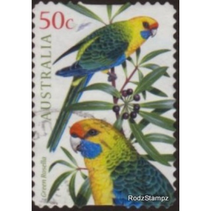 Australia 2005 Sc#2343  SG#2486 50c Green Rosella Used
