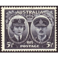 Australia 1945 Sc#199  SG#211  Duke &amp; Duchess of Gloucester MNH
