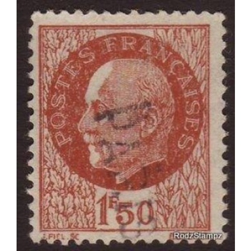 France 1942 Sc#440 1f50 Brown Marshal Petain (Bersier) FU