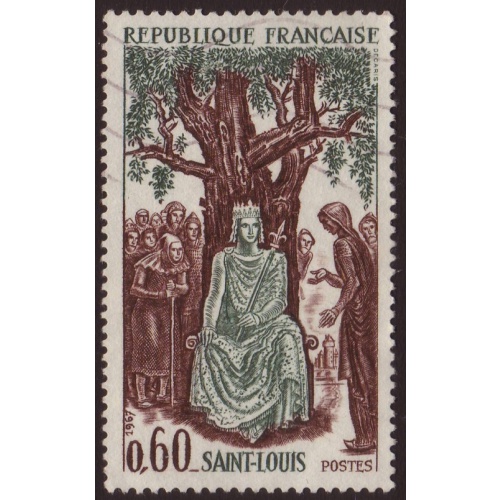 France 1967 Sc#1201 60c St Louis King Louis IX VFU