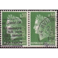 France 1967 Sc#1230  SG1843 30c Green Marianne Used