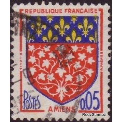 France 1963 Sc#1040  SG#1499 5c Heraldic Arms-Amiens
