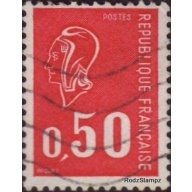 France 1971 SG#1905 50c Red Marianne FU