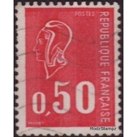 France 1971 SG#1905 50c Red Marianne VFU