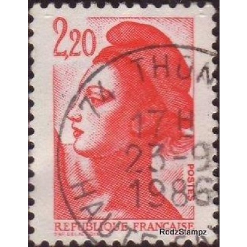 France 1982 Sc#1884 2f20 RedLiberty FU