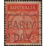 Australia 1935 Sc#150  SG#155 2d Red Anzac Memorial Used