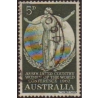 Australia 1962 Sc#347  SG344 5d Green CWA Conference Used
