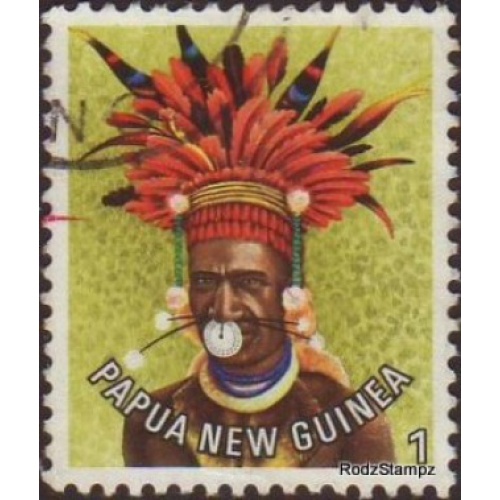 Papua New Guinea 1978 Sc#446 SG#318 Kundiawa Head Dress Used