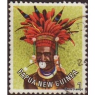 Papua New Guinea 1978 Sc#446 SG#318 Kundiawa Head Dress Used