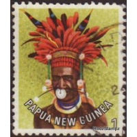 Papua New Guinea 1978 Sc#446 SG#318 Kundiawa Head Dress Used
